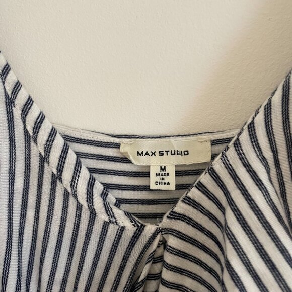 Max Studio Striped Maxi Dress – Size M - Picture 3 of 6